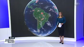 Lana Canepa - Jornal Da Band - Previsão do Tempo (25.12.20) - muito gostosa de pernas arreganhadas apresentando a previsao , pronta pra tomar pica na xaninha!!!