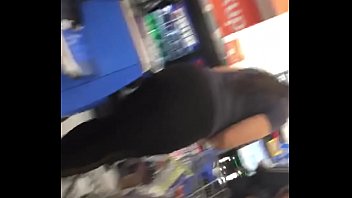Big booty milf at Walmart during COVID-19