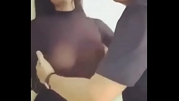 touching boobs