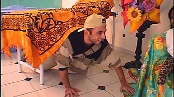 Hot brazilian babysitter banged hard by young boy!