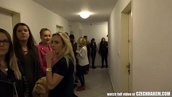 all girl party gets hard cock to play with