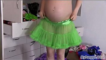 Pigtail Pregnant Anny Wardrobe Fun | MyPreggo.com