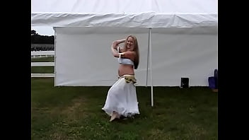 Sexy Mom Dancing with Drum