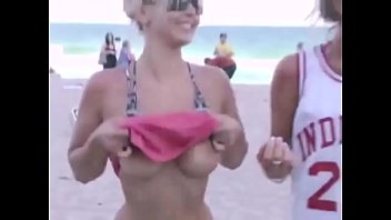 Hot and Sexy Boobs Flash at Public