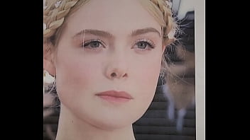 Cum Tribute for the beautifull Elle fanning and her pretty face