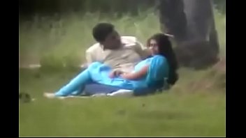 Indian couples outdoor romance