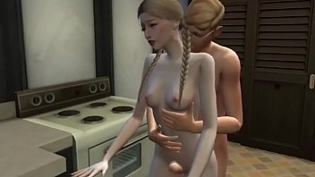Young sims fuck old man