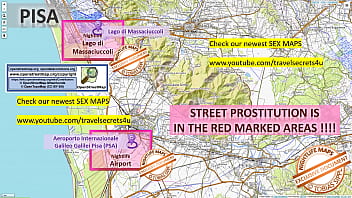 Street Prostitution Map of Pisa, Italy. Italien with Indication where to find Streetworkers, Freelancers and Brothels. Also we show you the Bar, Nightlife and Red Light District in the City.