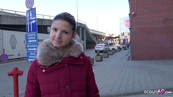GERMAN SCOUT - 18 Jahre Gina Gerson richtig hart ohne Kondom gevoegelt