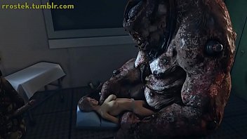 Lara Crft getting fucked by hulking Monster in evil experiment 3D Animation